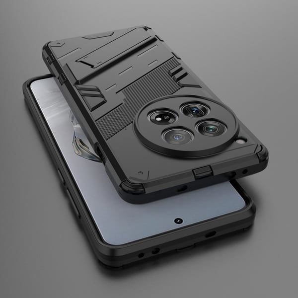 SKALO OnePlus 12 5G Hybrid BIBERCAS Cover - Sort