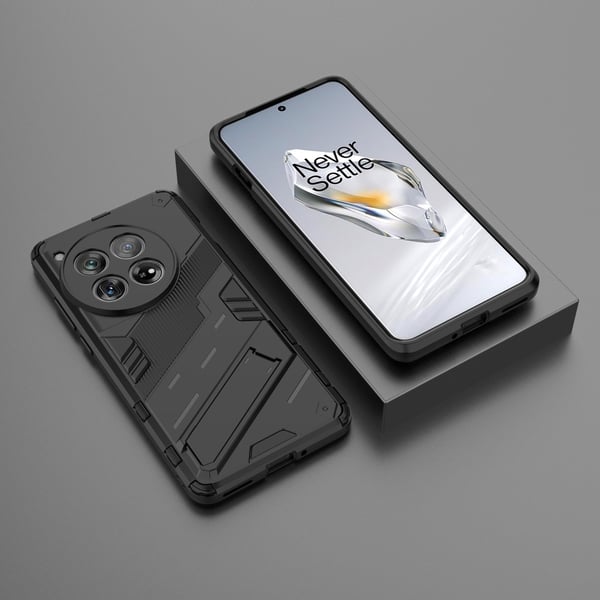 SKALO OnePlus 12 5G Hybrid BIBERCAS Cover - Sort