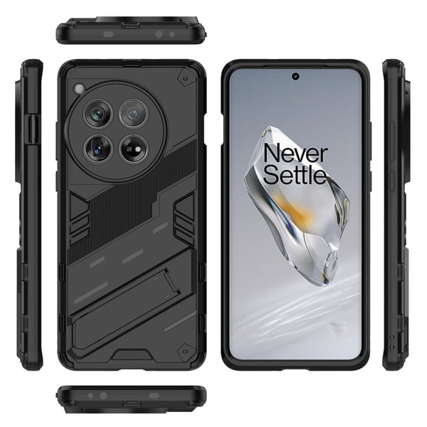 SKALO OnePlus 12 5G Hybrid BIBERCAS Cover - Sort