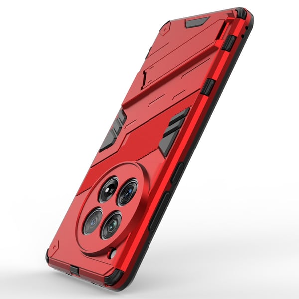 SKALO OnePlus 12 5G Hybrid BIBERCAS Cover - Rød