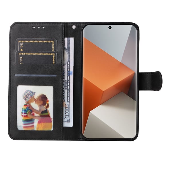 SKALO Xiaomi Redmi Note 13 Pro+ PU-læder Pungetui