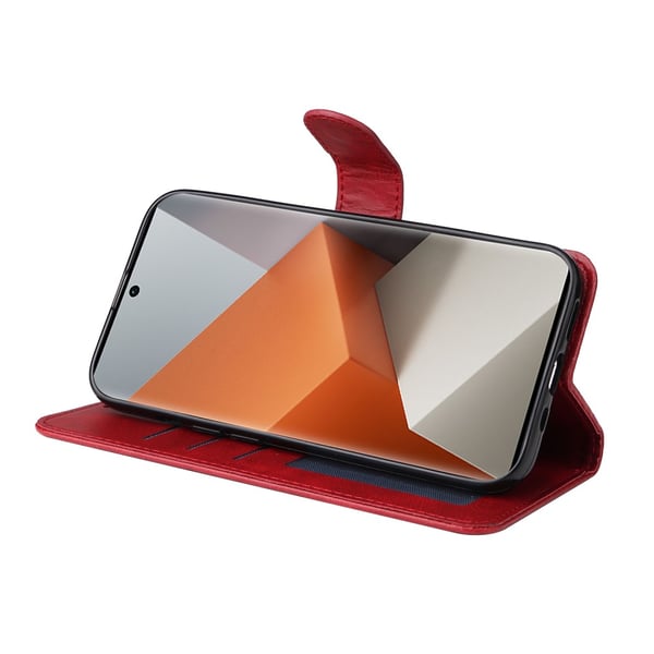 SKALO Xiaomi Redmi Note 13 Pro+ PU-læder Pungetui