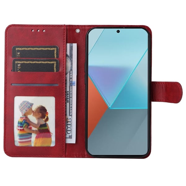 SKALO Xiaomi Redmi Note 13 Pro 5G PU-læder Pungetui