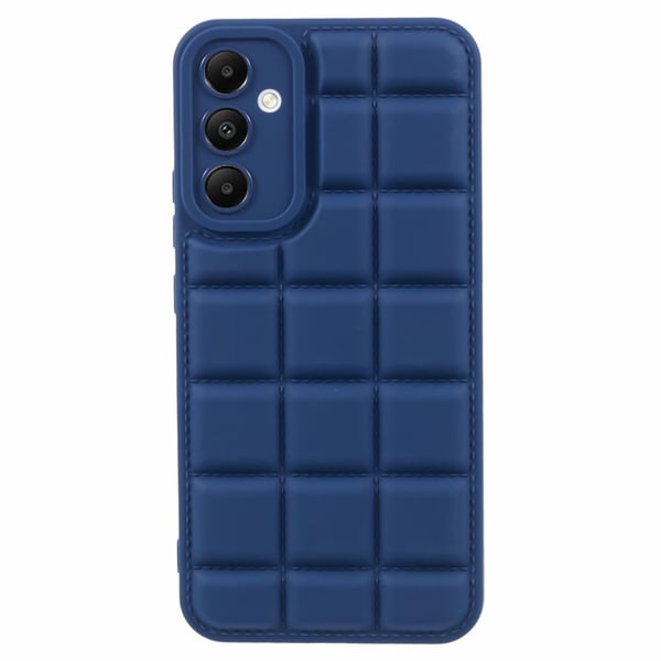 SKALO Samsung A15 4G Puffer Bumper TPU-Cover - Mørkeblå