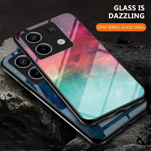 SKALO Xiaomi Redmi Note 13 Pro 5G Sky Hærdet glas TPU Cover - #3