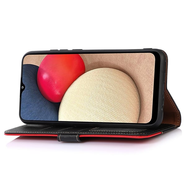SKALO Asus ROG Phone 8 5G KHAZNEH Litchi Plånboksfodral i PU-Läder - Svart