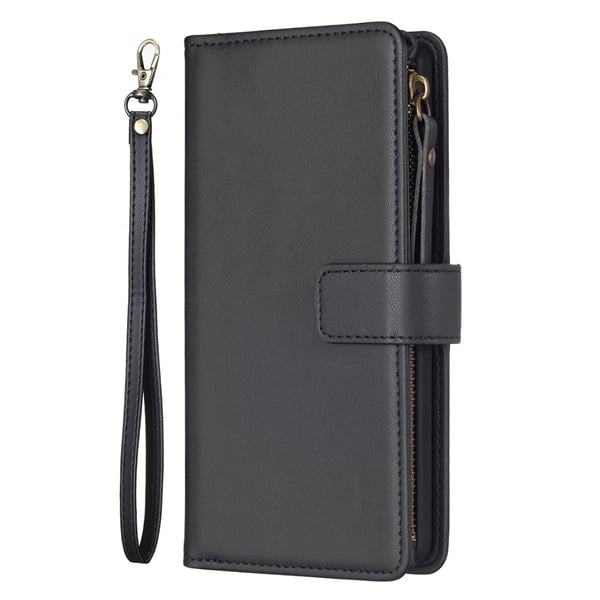 SKALO Xiaomi Redmi Note 13 4G Big Wallet 11-RUM Pungetui - Sort