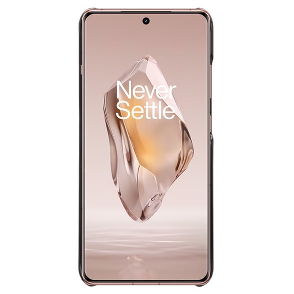 SKALO OnePlus 12R 5G PU-læder Cover med Pung - Sort