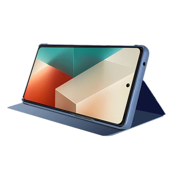 SKALO Xiaomi Redmi Note 13 Pro 5G Clear View Flip Cover - Guld