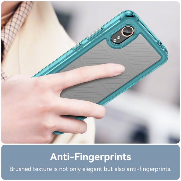 SKALO Samsung Xcover 7 Armor Hybrid Bumper Cover - Turkis