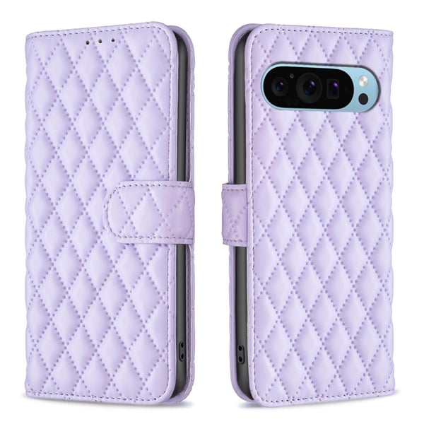SKALO Google Pixel 9/9 Pro BINFEN COLOR Quiltet Pung - Lilla