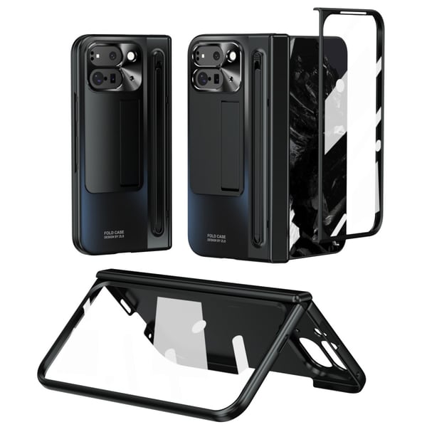SKALO Google Pixel 9 Pro Fold Hærdet Glas Stylus Pen Cover - Sort