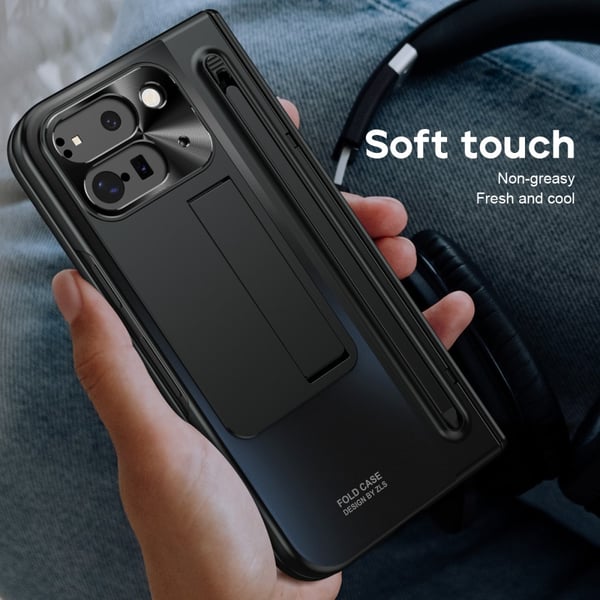SKALO Google Pixel 9 Pro Fold Hærdet Glas Stylus Pen Cover - Sort