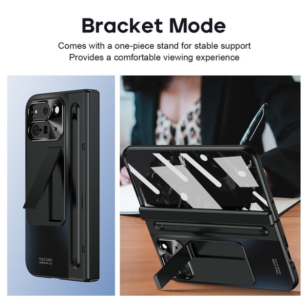 SKALO Google Pixel 9 Pro Fold Hærdet Glas Stylus Pen Cover - Sort