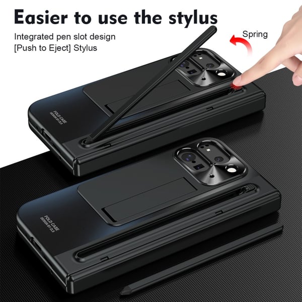 SKALO Google Pixel 9 Pro Fold Hærdet Glas Stylus Pen Cover - Sort