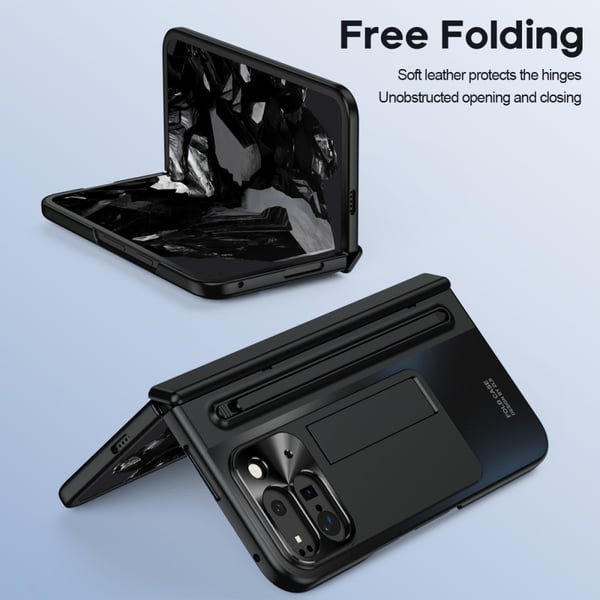 SKALO Google Pixel 9 Pro Fold Hærdet Glas Stylus Pen Cover - Sort