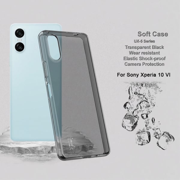 Sony Xperia 10 VI IMAK UX-5 Series TPU-cover - Sort