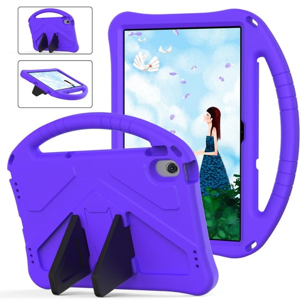 SKALO Lenovo Tab M10 Plus 10.6" (Gen 3) Børneskal med håndtag og stativ - Lilla SKALO Lenovo Tab M10 Plus 10.6" (Gen 3) Børneskal med håndtag og stativ - Lilla