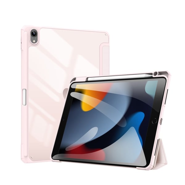 DUX DUCIS iPad 10.9 (2022) TOBY Series Trifold Flip Cover - Pink