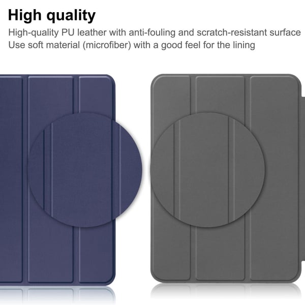 SKALO iPad 10.9 (2022) Trifold Flip Cover - Blå