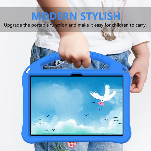 SKALO Lenovo Tab M10 (Gen 3) Lapsikuori kahvalla ja jalustalla - Sininen