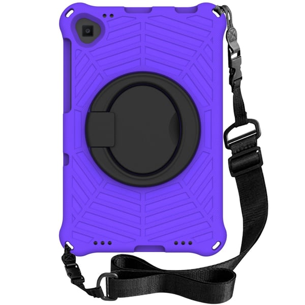 SKALO Lenovo Tab M10 FHD Plus 10.3" Ekstra stødsikker Armor Spider Mesh Cover med skulderrem - Lilla