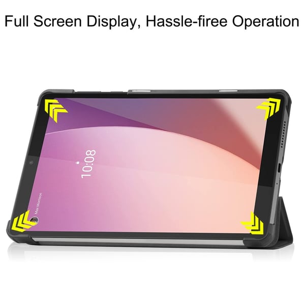 SKALO Lenovo Tab M8 Gen 4 Trifold Flip Cover - Sort