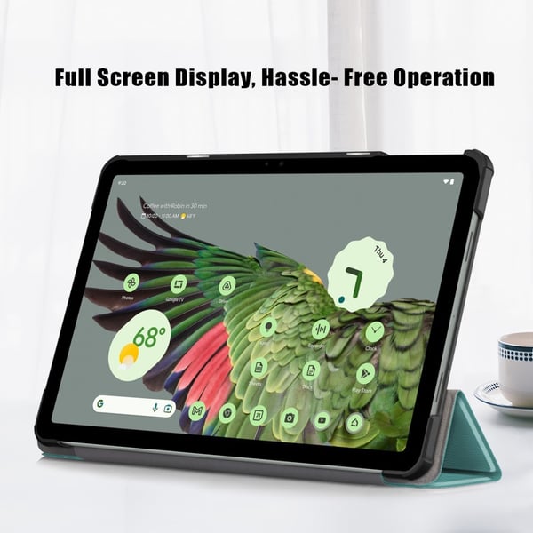 SKALO Google Pixel Tablet Trifold Suojakotelo - Vihreä