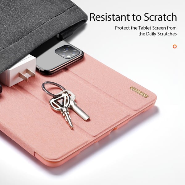 DUX DUCIS Samsung Tab S9 Ultra DOMO Series Trifold Flip Cover - Pink