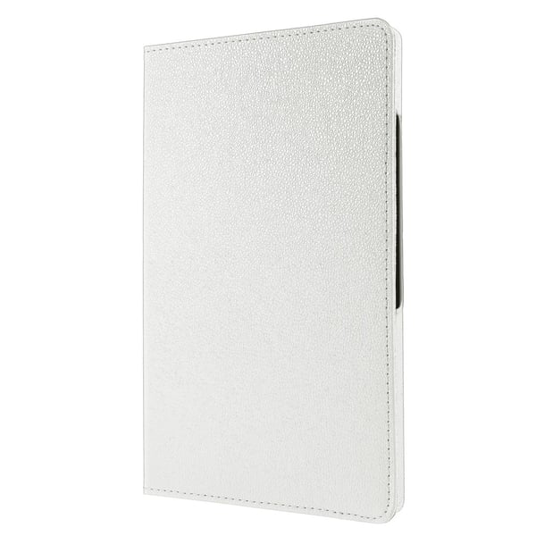 SKALO Samsung Tab A9+ 360 Litchi Flip Cover - Hvid