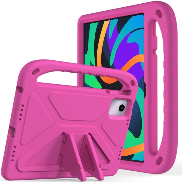 SKALO Lenovo Tab M11 Barnskal med handtag och ställ - Rosa