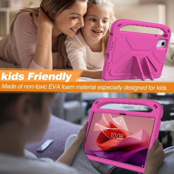 SKALO Lenovo Tab M11 Lapsikuori kahvalla ja jalustalla - Pinkki