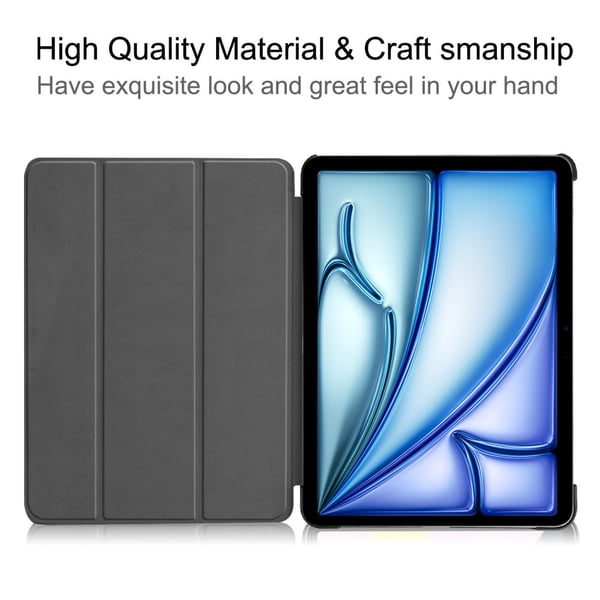 SKALO iPad Air 11 (2024) Trifold Suojakotelo - Kulta