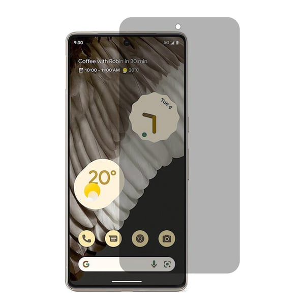 2-PAK SKALO Google Pixel 8 Pro 5G Privacy Hærdet Glas Skærmbeskyttelse