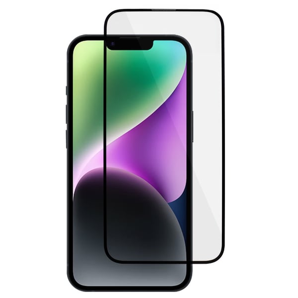 2-KPL SKALO iPhone 15 Koko Näytön Karkaistu Lasi