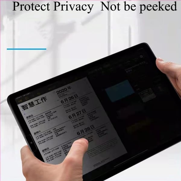 SKALO Samsung Tab A9 Privacy Hærdet Glas Skærmbeskyttelse