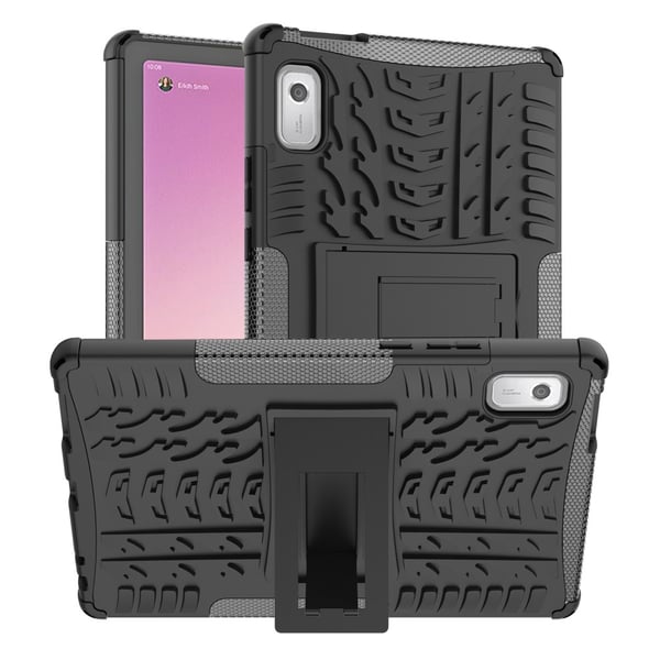SKALO Lenovo Tab M9 Armor Tire Hybrid Suojakuori - Musta