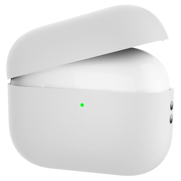 SKALO AirPods Pro 2 Ultratyndt silikone Cover - Hvid