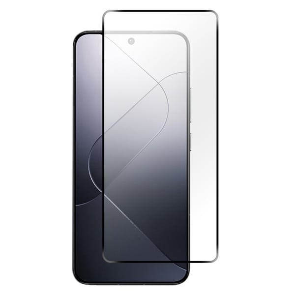 SKALO Xiaomi 14 5G Koko Näytön Karkaistu Lasi - Musta