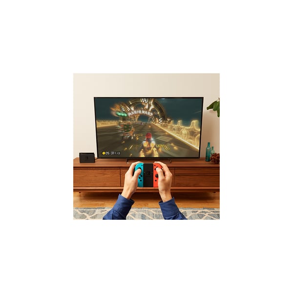 Nintendo Switch with Neon Blue and Neon Red Joy-Con - Spelkonsol - svart, neonröd, neonblå