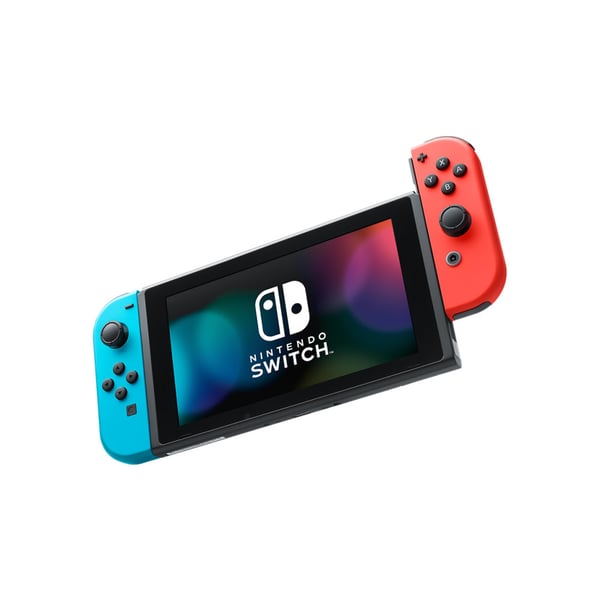 Nintendo Switch with Neon Blue and Neon Red Joy-Con - Spelkonsol - svart, neonröd, neonblå