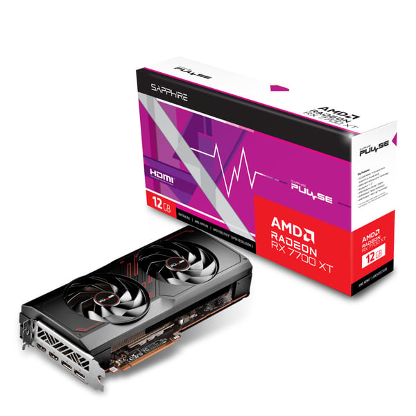 Sapphire Pulse Radeon RX 7700 XT - grafikkort - Radeon RX 7700 XT - 12 GB