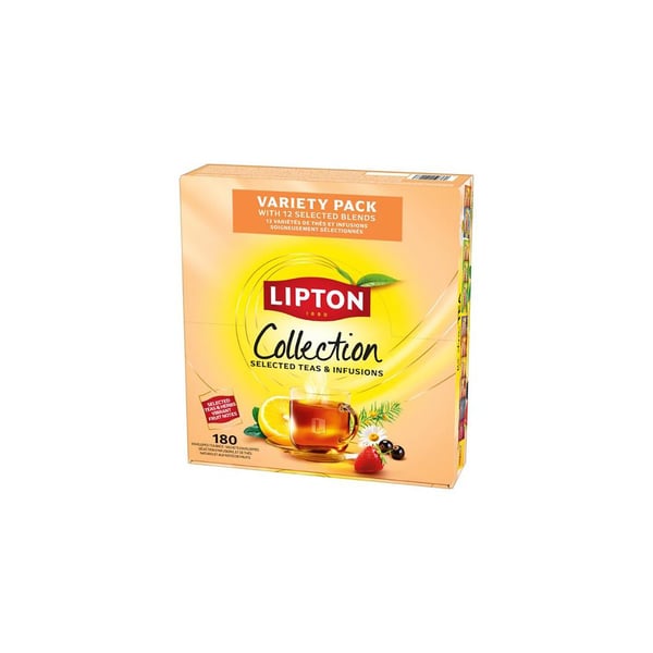 Te LIPTON Sortimentslåda 12 smak 180/fp