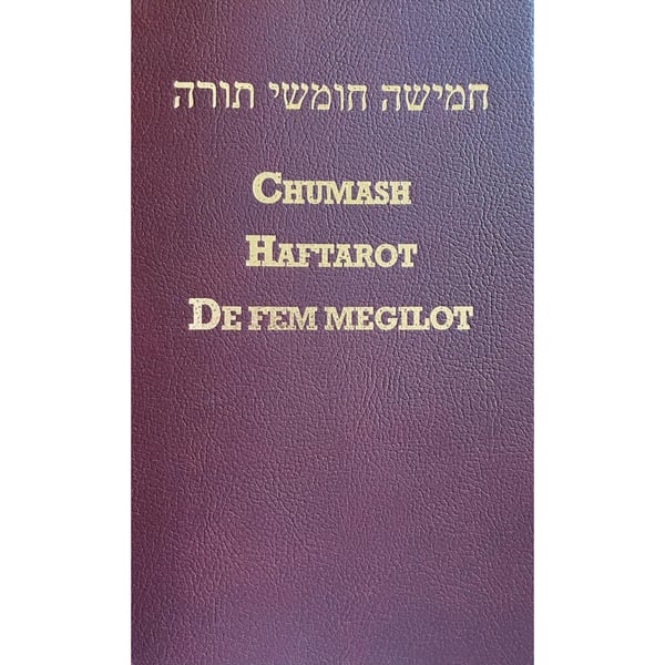 Chumash: (de fem Moseböckerna) med Haftarot för hela året (valda texter ur de profetiska böckerna) samt De fem Megilot - Höga Visan, Rut, Klagovisorna, Predikaren, Ester (bok, flexband)