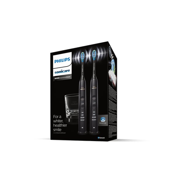 Philips Sonicare DiamondClean 9000 HX9914 - tandborstuppsättning - svart