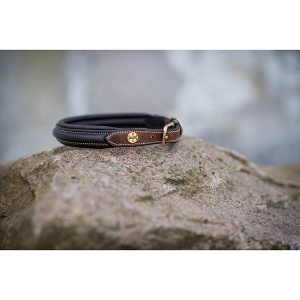 London Hundhalsband Brun 40cm