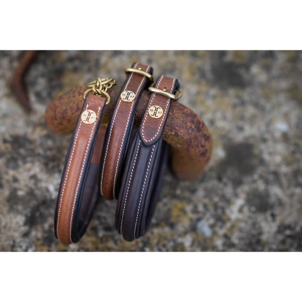London Hundhalsband Brun 60cm