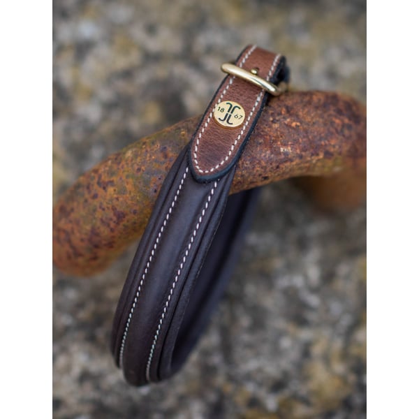 London Hundhalsband Brun 50cm