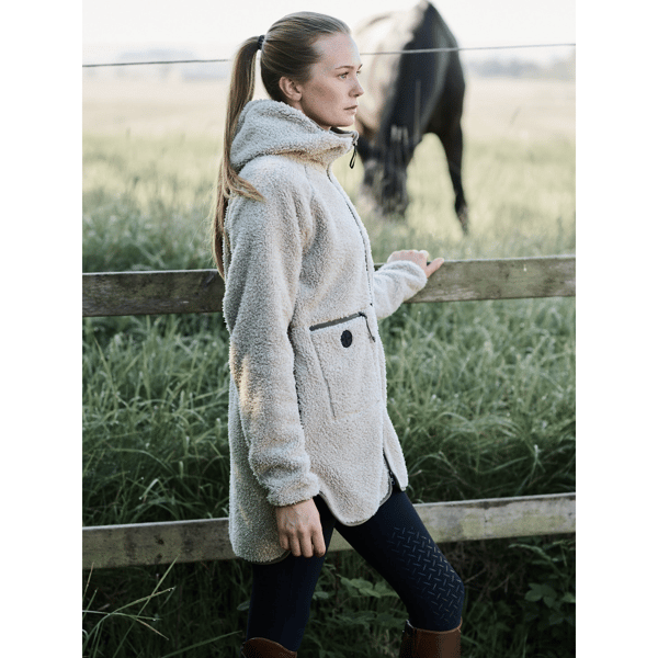 Nora Teddyjacka Beige XL