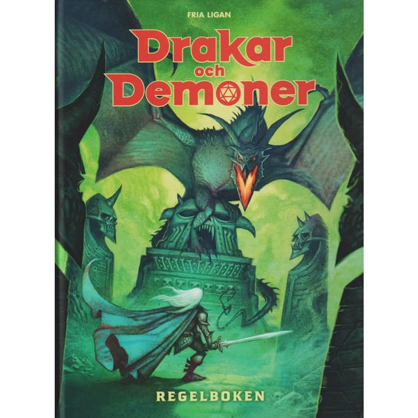 Drakar och Demoner Regelbok Standardutgåva (inbunden)